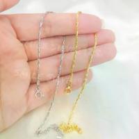 ราคา สร้อยข้อมือเงินแท้92.5%Italyชุบทอง18k/ชุบทองคำขาว 1.6mm. ลาย เกลียว Diamond cut 6.5+1นิ้ว (1734144750530430407)