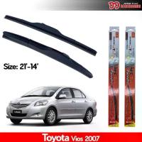 ราคา ที่ปัดน้ำฝน ใบปัดน้ำฝน ซิลิโคน ตรงรุ่น Toyota Vios 2007-2012 ไซส์ 24-14 ยี่ห้อ Diamond กล่องแดง (1733804790166751038)