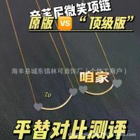 ราคา 2025V Gold High Version Ti T Brand Smile Necklace Full Diamond Smooth Surface Large and Small Sizes Silver Plated 18k Rose Gold CNC Manufacturer Pendant (1733792878805485123)