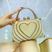 ราคา New Style Socialite Evening Clutch Dress Bag Cheongsam Bag Diamond-Studded Evening Bag Fashion Crossbody Bag (1732987717893522869)