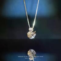 ราคา Sparkling Diamond Swan Necklace for Women, Light Luxury, Niche Design, High-End Versatile Pendant Chain, 2023 New Summer Model (1733607724595578109)