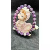 ราคา เลพิโดไลต์ม่วง ( Purple Lepidolite ) สร้อยข้อมือ เกรดสวย ขนาด 8 มม. ความยาวข้อมือ 16-17 ซม. (1733037741025035295)