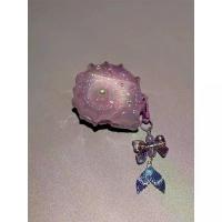 ราคา Purple Conch Compatible with AirPods 4th Generation Protective Case AirPods Pro 2 Apple Earphone Case 3rd Generation 2nd Generation 5th Generation (1733570335809308270)