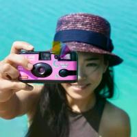 ราคา Sales กล้องฟิล์มเปลี่ยนฟิล์มได้ LomoChrome Purple Simple Use Film Camera 400 35mm กล้องฟิล์ม (1733585837594937268)