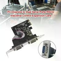 ราคา PCIe Serial Expansion Card PCI-Express to 2 Serial Ports COM Adapter for Windows (1734418650110133521)