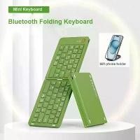ราคา Bluetooth Folding Keyboard for IOS/Android/Windows Tablet Phone Portable Folded Keyboard Computer Candy Wireless Keyboards (1733927712244205398)