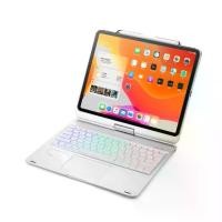 ราคา [With touchpad❗️],ipad keyboard case,keyboard ipad, keyboard protective case, universal 7-9 models, suitable for iPad Pro 43cm, iPad Pro 11, 10th generation, rotating touch Bluet (1733789426017600573)