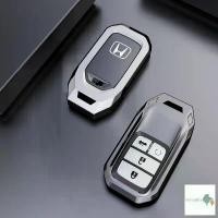 ราคา ซีโอดี *สินค้าพร้อมส่ง* เคสกุญแจรถยนต์ Honda เคสกุญแจรีโมทรถยนต์ เคสกุญแจโลหะรีโมทรถยนต์ ฮอนด้า Car Key Case มาพร้อมพวงกุญแจ (1733248236049761597)