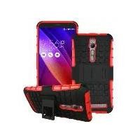 ราคา เคสสำหรับ Asus Zenfone 2 5.5 นิ้ว ZE551ML, เคสกันกระแทก, เคสนิ่ม, เคสแข็งสองชั้น, โหมดขาตั้ง (1729926460551236492)