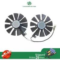 ราคา 2 ชิ้น พัดลมระบายความร้อนการ์ดกราฟิก 87MM สำหรับ ASUS DUAL GeForce GTX1060-O6G P106-100 PLD09210S12HH DC12V 0.40A T129215SU DC12V 0.50AMP (1733877843334431910)