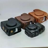 ราคา เคสกล้องหนัง PU สำหรับ Canon Powershot G10/G11/G12 เคสครอบคลุมทั้งตัวพร้อมสาย (1734269586589910416)