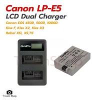 ราคา แท่นชาร์จ + แบตเตอรี่ LP-E5 สำหรับกล้อง Canon 450D 500D 1000D Kiss F X2 X3 Rebel XSi (1732909193281898123)