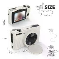 ราคา ฝาครอบกล้องซิลิโคนนุ่มสำหรับ Canon PowerShot SX740HS/SX730HS ทรงบาง (1733902952621377052)