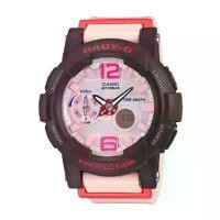 ราคา Casio Baby-G นาฬิกาข้อมือ สายเรซิ่น รุ่น BGA-180-4B4 (1734441181551363224)