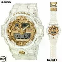 ราคา Casio G-Shock นาฬิกาข้อมือผู้ชาย สายเรซิ่น รุ่น GA-735E-7A 35TH ANNIVERSAY GLACIER GOLD LIMITED EDITION (1734441329261053080)