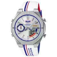 ราคา Casio Edifice นาฬิกาข้อมือผู้ชาย สายหนัง รุ่น ECB-S10NIS-7A - สีขาว (1732765229986972727)