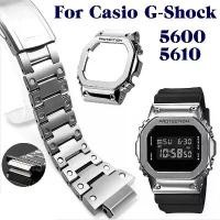 ราคา เคสโลหะ พร้อมสายนาฬิกาข้อมือสเตนเลส สําหรับ Casio DW GW5000 DW5600 5610 GW5600E ยึดรูปแบบเดียวกัน (1733673582006535734)