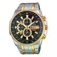 ราคา Casio Edifice นาฬิกาข้อมือผู้ชาย สีดำ สายสแตนเลส รุ่น EFR-549SG-1AV (1734441199446754456)