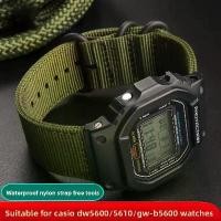 ราคา สายนาฬิกาไนลอนสำหรับ Casio G-Shock รุ่น DW-5600/GW-B5600/GM-5600/GM110/GA110/GM2100/GA900/AE-1200 สไตล์สปอร์ต สายผ้าแคนวาสกันน้ำ (1734113175824467160)