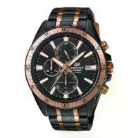 ราคา Casio Edifice Chronograph นาฬิกาข้อมือผู้ชาย สายสแตนเลส รุ่น EFR-546BKG-1A (1734441017574392984)