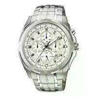 ราคา Casio Edifice นาฬิกาข้อมือผู้ชาย สีเงิน สายสแตนเลส รุ่น EF-328D-7AV (1734440824774427800)