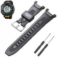 ราคา The rubber strap is suitable for Casio Pro Trek watches, models PRG 240, PRG 40, PRG240T, PRG40T, Pathfinder series for men, sports strap, waterproof accessory. (1733687571683772397)