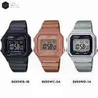 ราคา [ Excel Watch ] นาฬิกาผู้หญิง CASIO รุ่น B650WB-1B, B650WC-5A, B650WD-1A ดิจิทัล ตัวเรือนสแตนเลส ทนทาน ประกัน 1 ปี (1734143279409301496)