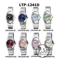 ราคา CASIO รุ่น LTP-1241D นาฬิกาข้อมือผู้หญิง ของแท้ มี 8 สี เลือกตามความชอบ สายสแตนเลส พร้อมกล่องและประกัน 1 ปี LTP1241 LTP-1241 (1729569194796026496)