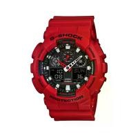 ราคา CASIO รุ่น G-SHOCK GA-100B-4ADR GA-100B-4A GA-100B-4 GA-100B GA-100 สินค้าใหม่ ของแท้ รับประกันศูนย์ CMG 1 ปี สีแดง ดำ (1733111634087872402)