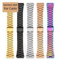 ราคา สายรัดนาฬิกาสแตนเลส ขนาด 13 มม./18 มม. สำหรับ Casio รุ่น A168W/A158W, MRW200/AEQ110/A159/A168/A169/B650/AQ230 ซีรีส์ สายรัดโลหะ (1734392768147260505)