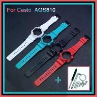 ราคา สินค้าขายดี บล็อกบัสเตอร์ สายนาฬิกาข้อมือซิลิโคน พร้อมเคส และเครื่องมือ สําหรับ Casio AQ-S800 AQS810 AQ-S810W (1732651571103827820)