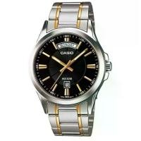ราคา CASIO ระบบ เข็ม analog MTP-1381G-1AVDF MTP-1381G-1A MTP-1381G-1 MTP-1381G MTP-1381 สินค้าใหม่ ของแท้ รับประกันศูนย์ CMG สายสแตนเลส สีเงิน ทอง (1734025161576843154)