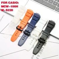 ราคา สายเรซินสีดำ, เหมาะสำหรับ Casio AE-2000 W-S220 HDD-S100 MCW-100H 110H ผู้ชายกีฬา, สร้อยข้อมือ TPU กันน้ำ, สายนาฬิกา 16 มม., เข้ากันได้กับ Casio AE-2000 W-S220 HDD-S100 MCW-100H 110H (17329838704740615