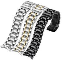 ราคา สายนาฬิกาสแตนเลส เหมาะสำหรับ Longines Casio Seiko Rossini Tissot Huawei สร้อยข้อมือสำหรับผู้ชายและผู้หญิง มีให้เลือกทั้งปลายโค้งและปลายแบน ลิงค์ปลายกาว มีขนาดความกว้าง 14 มม. 16 (1732855480380000011)
