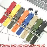 ราคา สายเรซิน, เหมาะสำหรับ Casio PRO TREK PRW-3000 PRW-6000/6100/3100 PRG-300, สำหรับผู้ชาย, สายสำรองสำหรับเล่นกีฬาและปีนเขา, เข้ากันได้กับ PRW-3000, PRW-6000/6100/3100 (1732973826499446539)