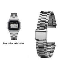 ราคา สายนาฬิกาสแตนเลส เหมาะสำหรับ Casio สร้อยข้อมือ A158/A159/A168/A169/B650/AQ230/700 นาฬิกาสีทองขนาดเล็ก ชุดสายรัดข้อมือ 18 มม. (1732854665516712993)