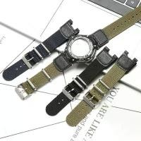 ราคา สายนาฬิกาไนลอน, เหมาะสำหรับ Casio SGW-100 Sgw 100 GW 3000 3500 PAS-400B PAS410 PAW1300, สายนาฬิกาสปอร์ตผู้ชาย, อุปกรณ์เสริมนาฬิกา, ขนาด 24 มม. (1732983944946485003)
