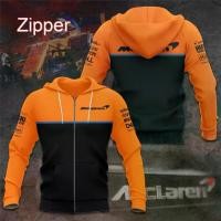 ราคา (in stock) Mclaren F1 Racing DELL Huski 3D printed men's sweater with zipper spring and autumn fashionable children's jacket Hoodie (free nick name and logo) (1733599363398272583)