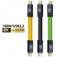 ราคา สาย USB3.2 USB C to Type C PD100W 8K@60Hz 20G USBC สำหรับ ThunderBolt3 TB3 Macbook iPad Samsung Google Pixel NS Switch Steam Deck (1733877994605610160)