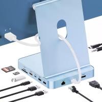 ราคา ฮับ USB C, PLWTOP, อัพเกรด 11 in 1, สำหรับ iMac 24 นิ้ว, รองรับ M.2 SSD, เข้ากันได้กับ iMac Hub M1 M3 M4, อุปกรณ์เสริม, 4K HDMI, Ethernet 2.5G, พอร์ต USB A/C สูงสุด 10Gbps, รองรั (1731440528051570551)