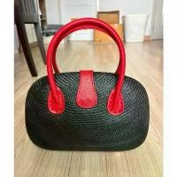 ราคา กระเป๋าถือสานธรรมชาติ มือสอง สภาพสวย ไม่มีตำหนิ สวย️️ or m korn nap hat (1733410763592664854)