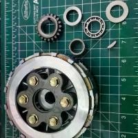 ราคา ชุดครัช 6แผ่น 6สปิง รองรับHP 50+ เซ๊ท ระยะให้เรียบร้อย พร้อมเฟืองลิ่ม บูท อุปกรณ์ครบ ใส่เวฟ125เก่า จนถึง ปี2021 (1734301457350100611)