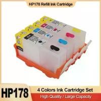 ราคา ตลับหมึกรีฟิล HP178, 4/5 สี, เข้ากันได้กับเครื่องพิมพ์ HP 3070A, 3520, 4620, 5510, 5520, 5515, 5521, 6521, 6510, 6520, พร้อมชิป ARC (1732767526692816675)