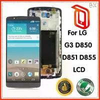 ราคา หน้าจอเดิมพร้อมกรอบ, สำหรับ LG G3 D850 D851 D855 LCD จอแสดงผล, ตัวเลขทัชสกรีน, ชิ้นส่วนอะไหล่ (1733067915284546769)
