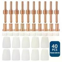 ราคา ชุดอุปกรณ์ตัดพลาสติก 40 ชิ้น ปลายต่อสำหรับไฟฉาย PT-31 และ LG-40 รุ่น CUT40/50 (1733392909347619892)