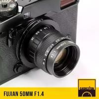 ราคา [COD] Fujian 50mm f1.4 ✨ สำหรับกล้อง Mirrorless ( FUJI / OLYMPUS / SONY / PANASONIC / CANON / NIKON ) ( เลนส์หลังละลาย โบเก้หมุนวน เลนส์มือหมุน เลนส์ หน้าชัดหลังเบลอ เลนส์ละลาย ส (1733825871747712060)