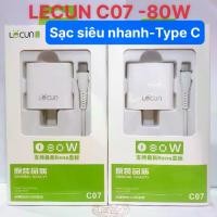 ราคา ที่ชาร์จเร็ว 80W Lecun C07, พอร์ต Type‑C, รองรับ Oppo Realme Xiaomi Vivo Samsung, สินค้าแท้ (1734375211744331512)