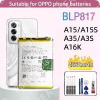 ราคา แบตโทรศัพท์มือถือ หมาะสำหรับ OPPO A15/A15S/A16K/A35/A3S Battery BLP817 4230mAh แบต แบตเตอรี่เร็ว รับประกัน1ปี ฟรีชุดไขคว คําแนะนําผลิตภัณฑ์ใหม่ของเดือนนี้ (1734390267518092539)