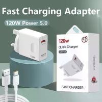 ราคา Original 120w Fast Charger 6A QC5.0 Fast Charging Adapter With Cable For Ip Samsung Huawei Oppo Vivo Xiaomi Realme (1734413998295189042)