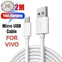 ราคา VIVO MICRO USB CABLE FOR VIVO Y1S Y11 Y12 Y12S Y15 Y17 Y19 Y20 V5 V9 V11 V15 Fast Charging Micro USB Cable (2 Meter) For All Andriod Oppo Samsung realme Phone (1734355003390592755)